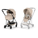 Εικόνα της Cybex Mios Comfort Σύστημα Μεταφοράς 2-Σε-1 Με Πτυσσόμενο Πορτ Μπεμπέ Cozy Beige Frame Matt Black | black