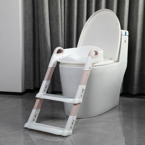 Εικόνα της X-Treme Baby Εκπαιδευτικό Στεφάνι Τουαλέτας Με Σκάλα Για 18+ Μηνών Sand