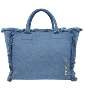 Εικόνα της Τσάντα Ώμου Caribbean Denim 40X35X20 Feel and Touch