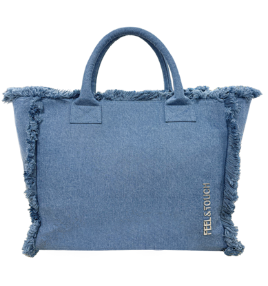 Εικόνα της Τσάντα Ώμου Caribbean Denim 40X35X20 Feel and Touch