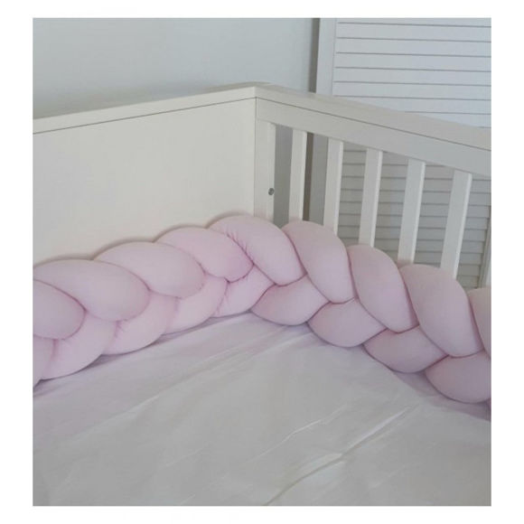 Εικόνα της Baby Oliver Πάντα-Πλεξούδα Ροζ 200x18 cm