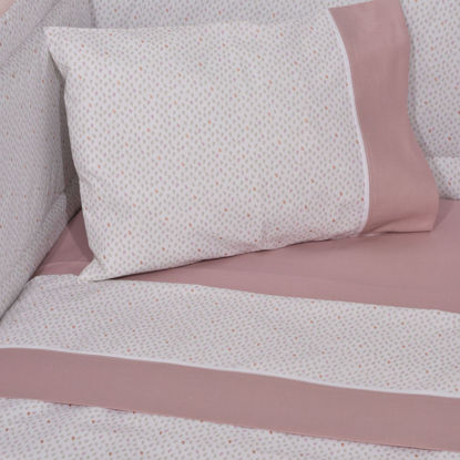 Εικόνα της Oliver Baby Des.402 Σεντόνια Κούνιας Σετ 3τ -110x170 Σάπιο Μήλο