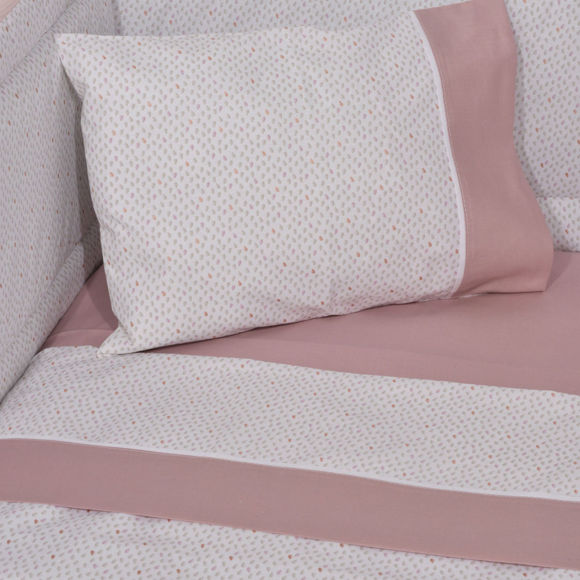 Εικόνα της Oliver Baby Des.402 Σεντόνια Κούνιας Σετ 3τ -110x170 Σάπιο Μήλο