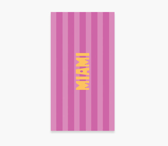 Εικόνα της ΠΕΤΣΕΤΑ ΘΑΛΑΣΣΗΣ MIAMI 80X160 MAUVE