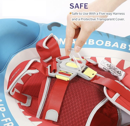 Εικόνα της MamboBaby Βρεφικό Σωσίβιο 3-24 Μηνών με Σκίαστρο και Ζώνη 5 Σημείων 3D Shark