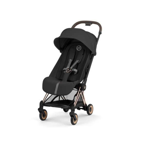 Εικόνα της Cybex Καρότσι Coya Comfort, Sepia Black (Rosegold Frame)