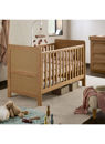 Εικόνα της Κρεβάτι Mamas & Papas Esna Oak/Rattan