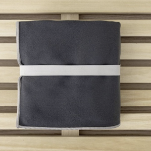 Εικόνα της Nima Microfiber Πετσέτα Θαλάσσης 90×160 Riva Dark Grey