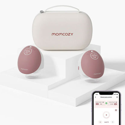 Εικόνα της Momcozy M6 Hands-free Διπλό Ηλεκτρικό Θήλαστρο Κόκκινο