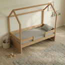 Εικόνα της Casakids Kiddy Natural Παιδικό Κρεβάτι Montessori 3 σε 1 με Αφαιρούμενη Σκεπή