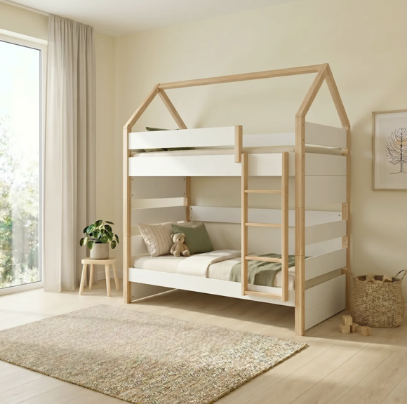 Εικόνα της Casakids Kiddy μασίφ παιδική κουκέτα διαιρούμενη
