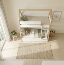 Εικόνα της Casakids Kiddy μασίφ παιδική κουκέτα διαιρούμενη