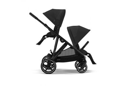 Εικόνα της Cybex Gazelle S Blk Moon Black Βρεφικό Καρότσι για δίδυμα
