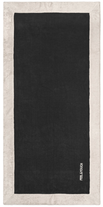 Εικόνα της Πετσέτα Θαλάσσης Caribbean Black Feel and Touch