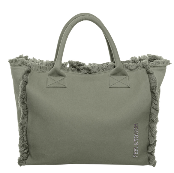 Εικόνα της Τσάντα Ώμου Caribbean Khaki Feel and Touch