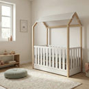 Εικόνα της Βρεφικό-Προεφηβικό Κρεβάτι Casababy La Maison White
