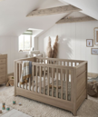 Εικόνα της Σετ Βρεφικό Δωμάτιο Mamas & Papas Κρεβάτι Barton Oak