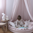 Εικόνα της Κουνουπιέρα Soft Powder pink Cotton