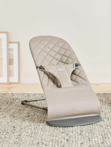 Εικόνα της Relax  BabyBjorn Bliss, Woven, Classic quilt, Sand Grey