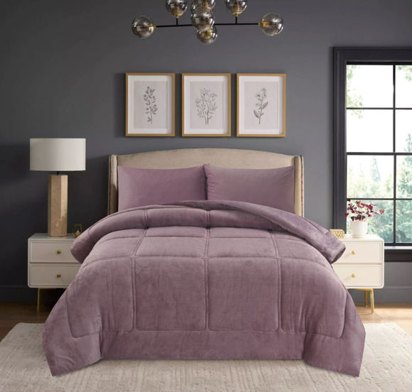 Εικόνα της Κουβερτοπάπλωμα Μονό Napoli Lilac 160x240cm Liolios Home