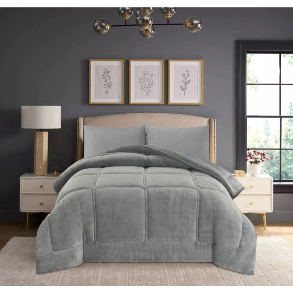 Εικόνα της Κουβερτοπάπλωμα Μονό Napoli Grey 160x240cm Liolios Home