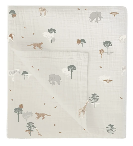 Εικόνα της Πάνα Μουσελίνα Bamboo Nairobi 120x120εκ.