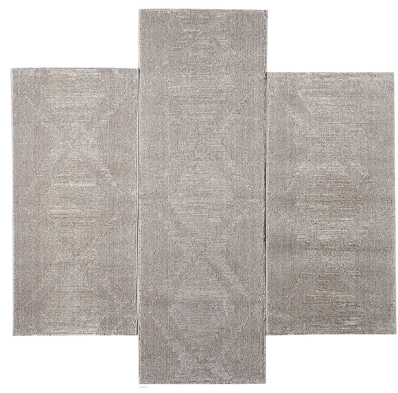 Εικόνα της Σετ Κρεβατοκάμαρας (3τμχ) Petra Stone 1040 Brown/L.Beige