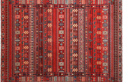 Εικόνα της Κλασικό Χαλί Oriental Kazak 722 Bordo Rose 170x235