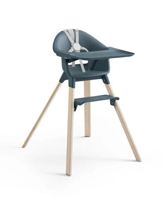 Εικόνα της Stokke Clikk High Chair Bamboo Fjord Blue