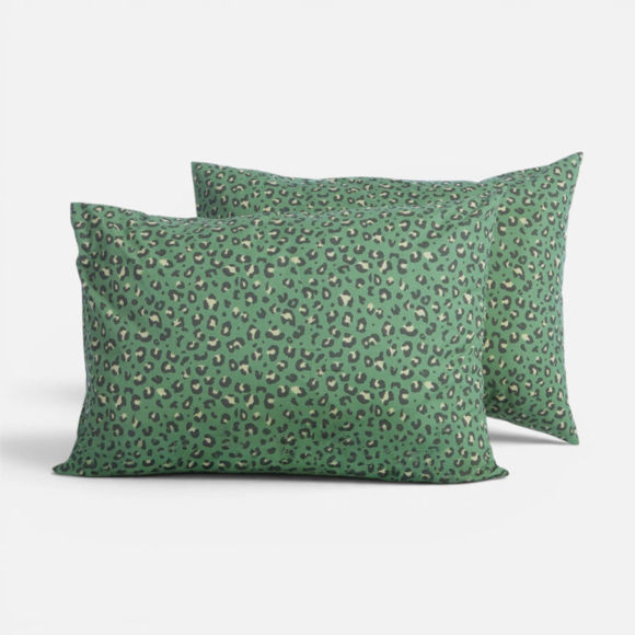 Εικόνα της Μαξιλαροθήκη Wild 52x72 Green