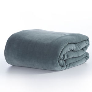 Εικόνα της Κουβέρτα Υπέρδιπλη Fleece Cosy Dusty Blue 220x240