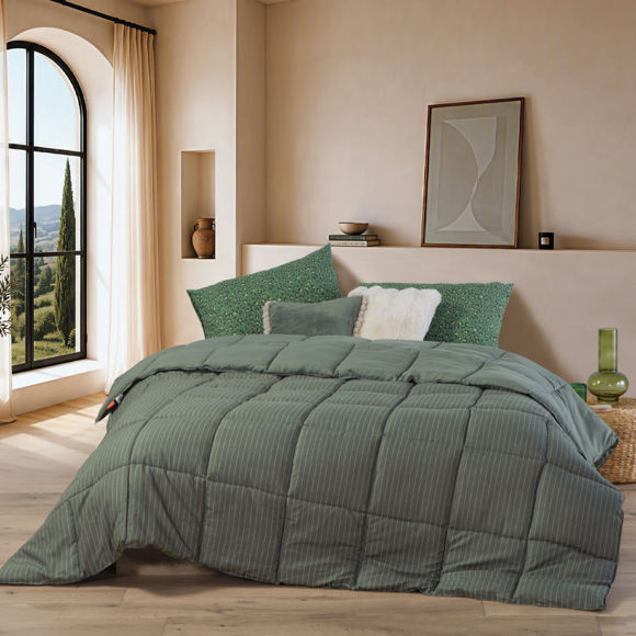 Εικόνα της Πάπλωμα Υπέρδιπλο Chroma Forest Green  240x220