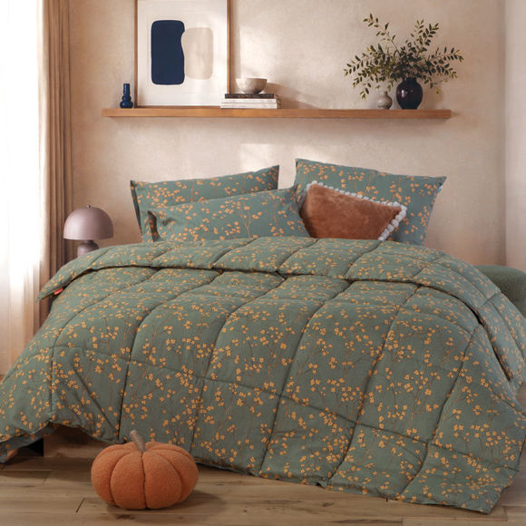 Εικόνα της Πάπλωμα Υπέρδιπλο Floriva Green 240x220
