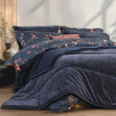 Εικόνα της Κουβερτοπάπλωμα Υπέρδιπλο Vania Blue/Black 240x220
