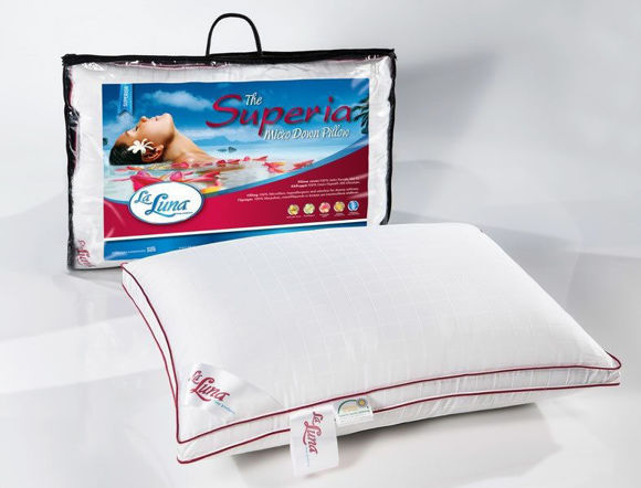 Εικόνα της Μαξιλάρι La Luna The Superia Micro Down Alternative Pillow Λευκό 50 x 70