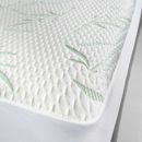 Εικόνα της Επίστρωμα αδιάβροχο La Luna Bamboo Λευκό King 180x200+35