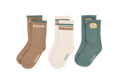 Εικόνα της Σετ 3 ζευγάρια κάλτσες Safari Friends Boy Multi (6-12 μηνών)