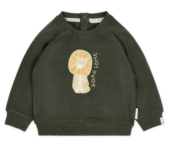 Εικόνα της Φούτερ Deep Olive - Νο 80 (9-12 μηνών)