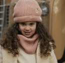 Εικόνα της Πλεκτό κασκόλ Deep Pink - One Size