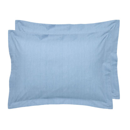 Εικόνα της DAS HOME ΖΕΥΓΟΣ ΜΑΞΙΛΑΡΟΘΗΚΕΣ CASUAL BLUE 5447