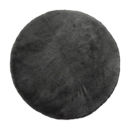Εικόνα της Γούνινο Στρογγυλό Χαλί New Plan Puffy FC7A Dark Grey Φ160