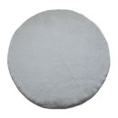 Εικόνα της Στρογγυλό Χαλί Γούνινο New Plan Puffy FC6 Light Grey Φ160