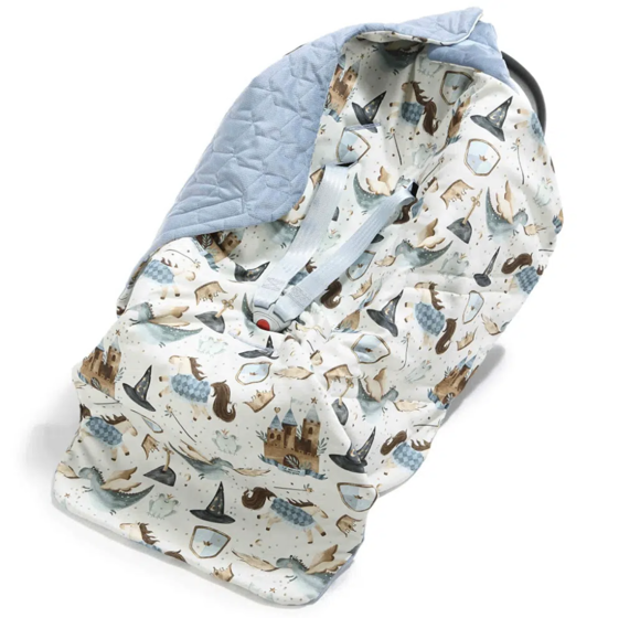 Εικόνα της Κουβέρτα Car Seat Prince – Wind Blue – Multi