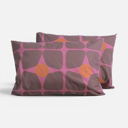 Εικόνα της Μαξιλαροθήκη Casual Coreo 52x72 Mauve