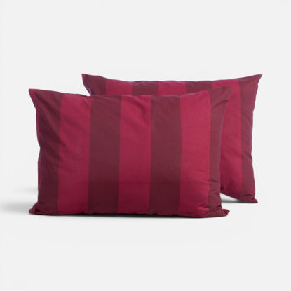 Εικόνα της Μαξιλαροθήκη Casual Vertia 52x72 Bordo