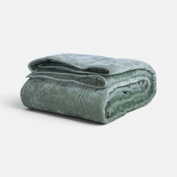 Εικόνα της Κουβερτοπάπλωμα Υπέρδιπλο Vania 240x220 Forest Green
