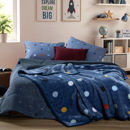 Εικόνα της Κουβέρτα Παιδική Dots Blue 160x220