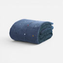 Εικόνα της Κουβερτοπάπλωμα Παιδικό Μονό Dots Blue 160x220