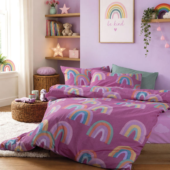 Εικόνα της Σετ Σεντόνια Παιδικά Μονά Raibow Mood 170x260