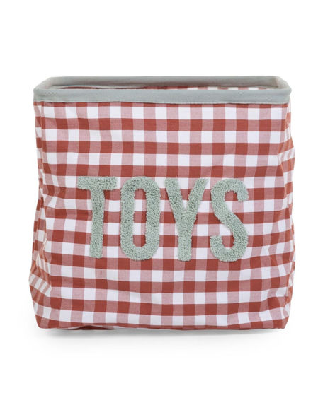 Εικόνα της Καλάθι Αποθήκευσης Toys Terracotta 30X30X30 Childhome